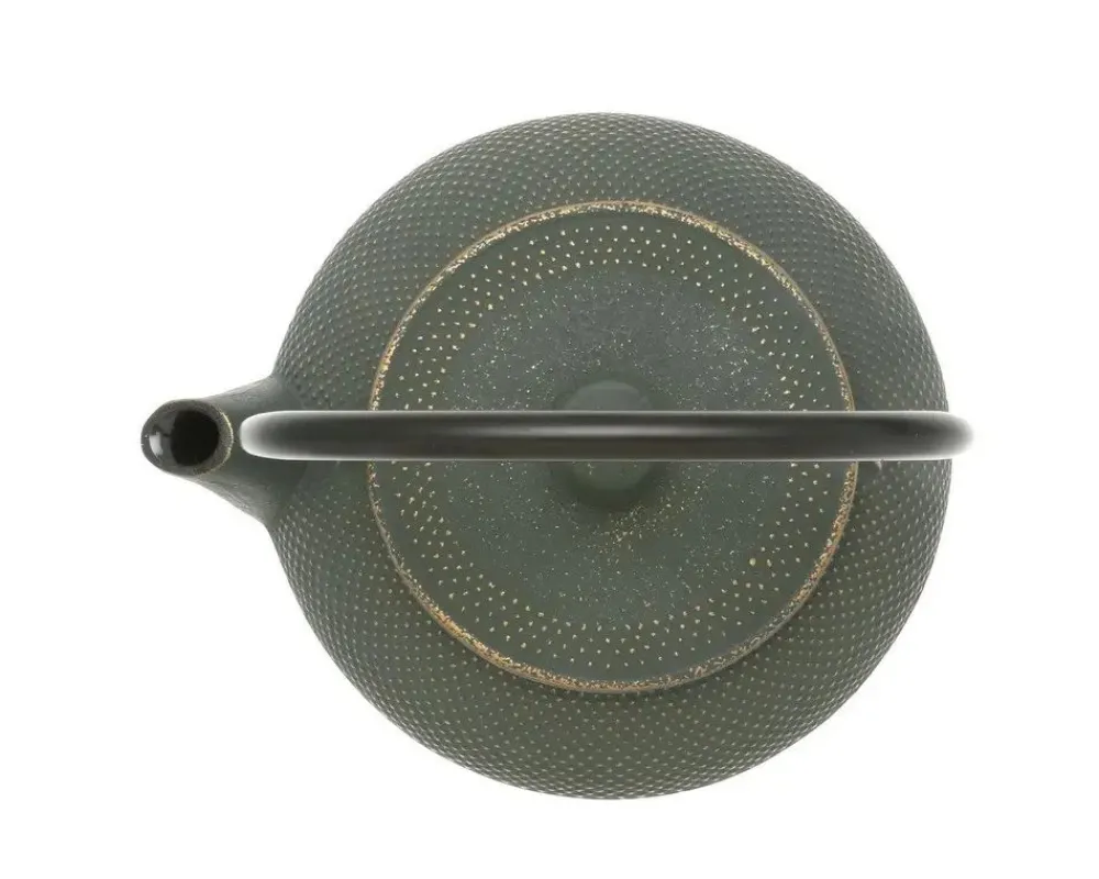 cast_iron_greenbronze_hobnail_teapot_l_2.webp MIYA Company Teapots - Cast Iron | Cast Iron Green/Bronze Hobnail Teapot 0.65L