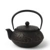 MIYA Company Teapots - Cast Iron | Cast Iron Teapot Black Goldfish