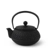 MIYA Company Teapots - Cast Iron | Cast Iron Teapot Black Honeycomb 0.65L