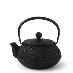 MIYA Company Teapots - Cast Iron | Cast Iron Teapot Black Honeycomb 0.65L