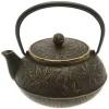 MIYA Company Teapots - Cast Iron | Cast Iron Teapot Black Maple