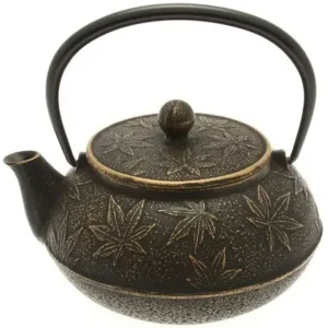 MIYA Company Teapots - Cast Iron | Cast Iron Teapot Black Maple