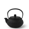 MIYA Company Teapots - Cast Iron | Cast Iron Teapot Black Wave 0.65L