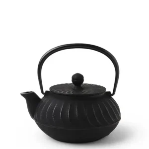 MIYA Company Teapots - Cast Iron | Cast Iron Teapot Black Wave 0.65L