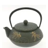 MIYA Company Teapots - Cast Iron | Cast Iron Teapot Bronze Goldfish