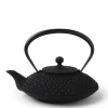 MIYA Company Teapots - Cast Iron | Cast Iron Teapot Flat Hailstone 1.08L
