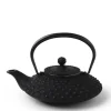 MIYA Company Teapots - Cast Iron | Cast Iron Teapot Flat Hailstone 0.5L