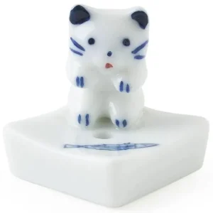 MIYA Company Cats | Cat & Fish Incense Holder