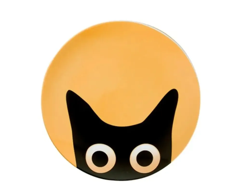 cat_eyes__dessert_plate_set_2.webp MIYA Company Plates | Cat Eyes 6.5" Dessert Plate Set