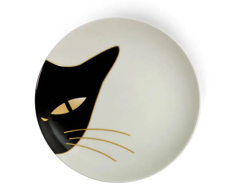 cat_eyes__dessert_plate_set_3.webp MIYA Company Plates | Cat Eyes 6.5" Dessert Plate Set