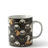 MIYA Company Cups/Mugs | Cat Eyes 8 Oz. Mug - Black