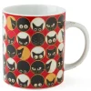 MIYA Company Cups/Mugs | Cat Eyes 8 Oz. Mug - Red