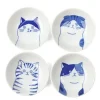 MIYA Company Cats | Cat Face Small Dish 3.5" Set/4