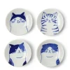 MIYA Company Plates | Cat Face Small Plate 3" Set/4
