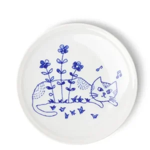 MIYA Company Plates | Cat In The Field 5-1/2" Plate