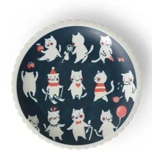MIYA Company Plates | Cat Life 9.5" Plate