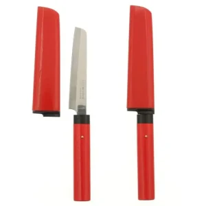 MIYA Company Knives | Cheese Knife Red With Sheath