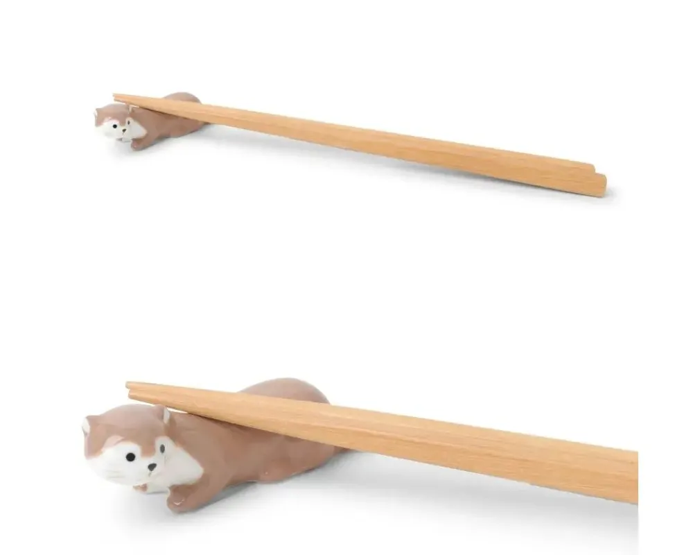 chopstick_rest_otter_light_brown_2.webp MIYA Company Other | Chopstick Rest Otter Light Brown