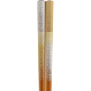MIYA Company Chopsticks | Chopsticks Futome Silver + Gold Clouds