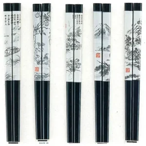MIYA Company Lacquerware | Chopsticks Scroll Art