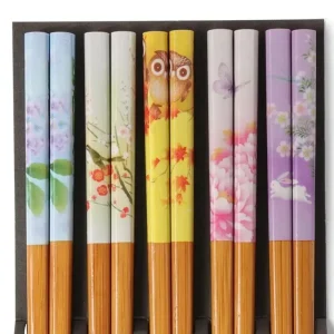 MIYA Company Chopsticks | Chopsticks Set Bamboo Garden Seasons
