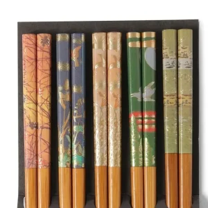 MIYA Company Chopsticks | Chopsticks Set Bamboo Scenery