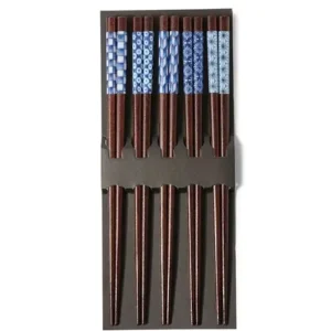 MIYA Company Chopsticks | Chopsticks Set Wood Aizome Patterns