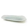 MIYA Company Large Plates | Coral Blue Rectangular Plate