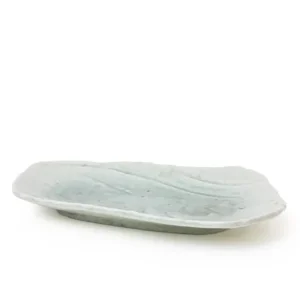 MIYA Company Large Plates | Coral Blue Rectangular Plate
