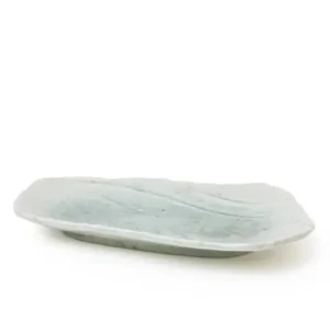 MIYA Company Large Plates | Coral Blue Rectangular Plate