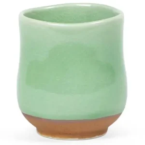 MIYA Company Teacups | Crackle Green Teacup