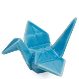 MIYA Company Weddings | Crane Chopstick Rest - Blue