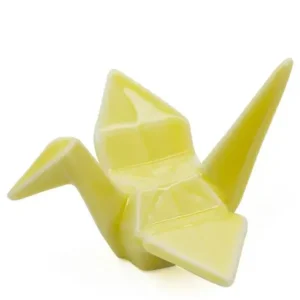 MIYA Company Weddings | Crane Chopstick Rest - Yellow