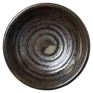 MIYA Company Sauce Dishes | Dark Brown Swirl 3.25" Sauce Dish