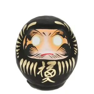 MIYA Company Figurines | Daruma Black No Evil 3-3/4"