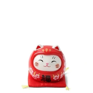 MIYA Company Figurines | Daruma Fortune Cat Figurine