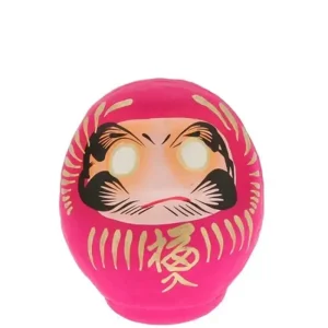 MIYA Company Figurines | Daruma Pink Love 3-3/4"