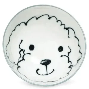 MIYA Company Dogs | Dog Days 4.5" Rice Bowl - Poodle