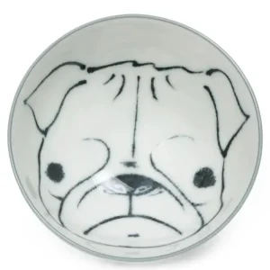 MIYA Company Dogs | Dog Days 4.5" Rice Bowl - Pug