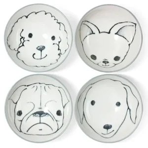 MIYA Company Dogs | Dog Days 4.5" Rice Bowl Set