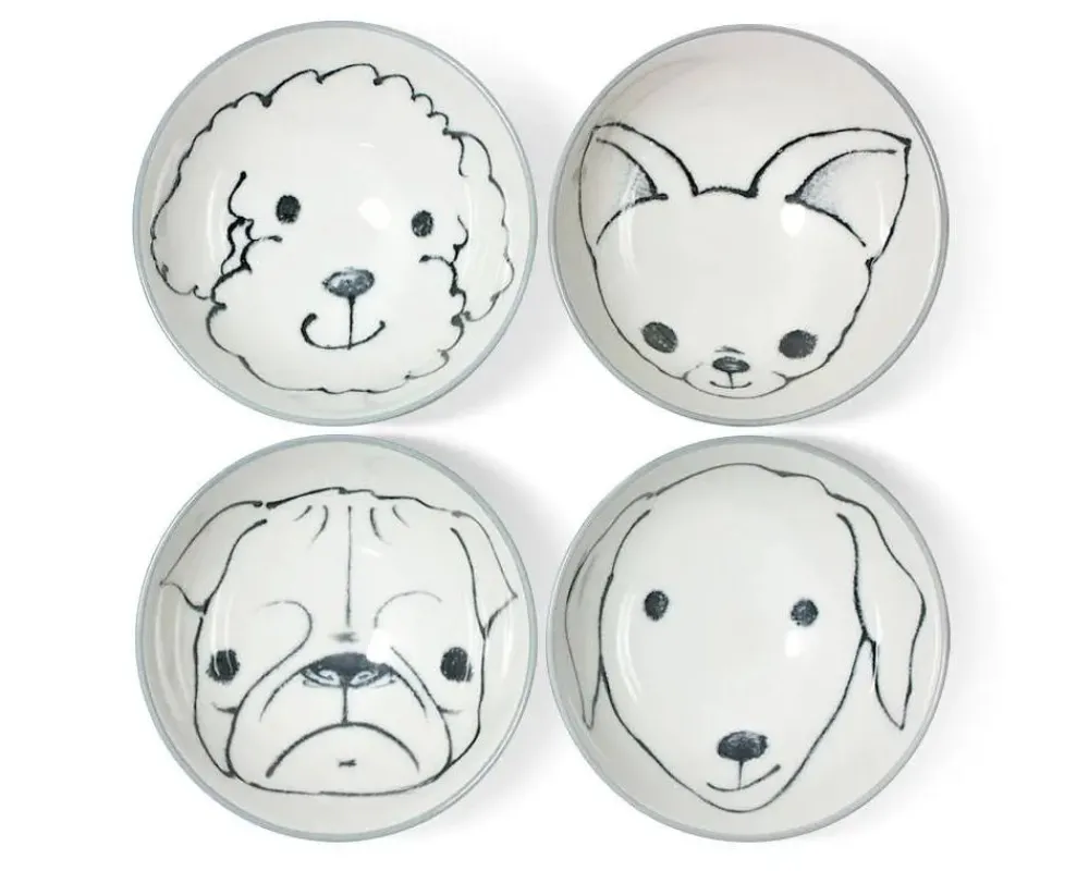 dog_days__rice_bowl_set_1.webp MIYA Company Dogs | Dog Days 4.5" Rice Bowl Set