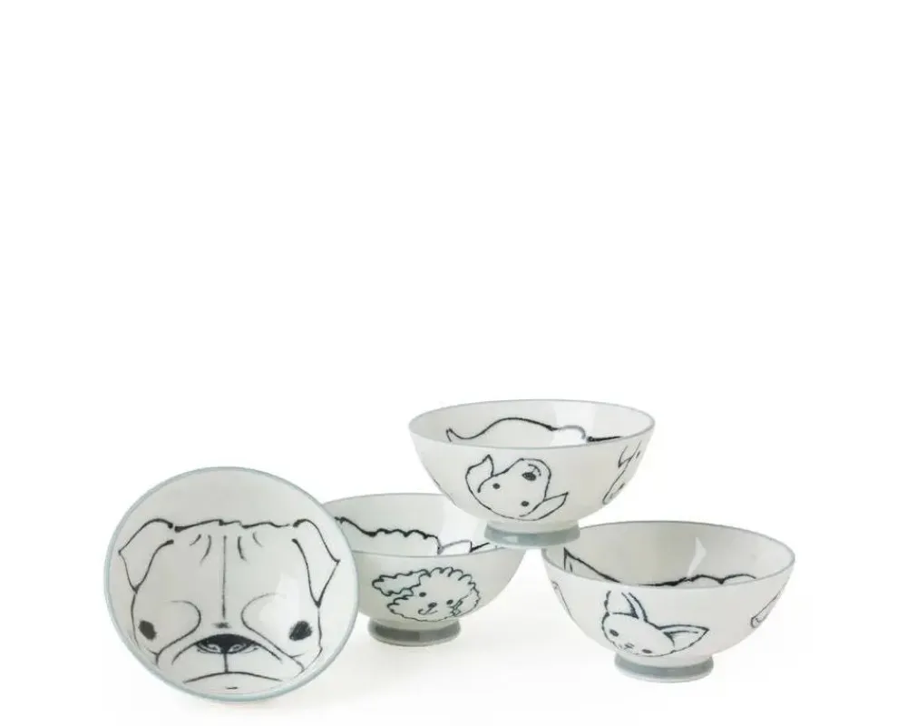 dog_days__rice_bowl_set_2.webp MIYA Company Dogs | Dog Days 4.5" Rice Bowl Set