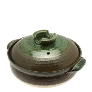 MIYA Company Donabe Casseroles | Donabe Casserole Earth Green 8-Go