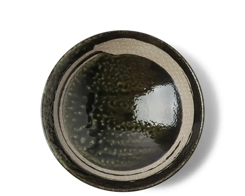 enso_dark_green_serving_bowl_3.webp MIYA Company Serving Bowls & Plates | Enso Dark Green Serving Bowl