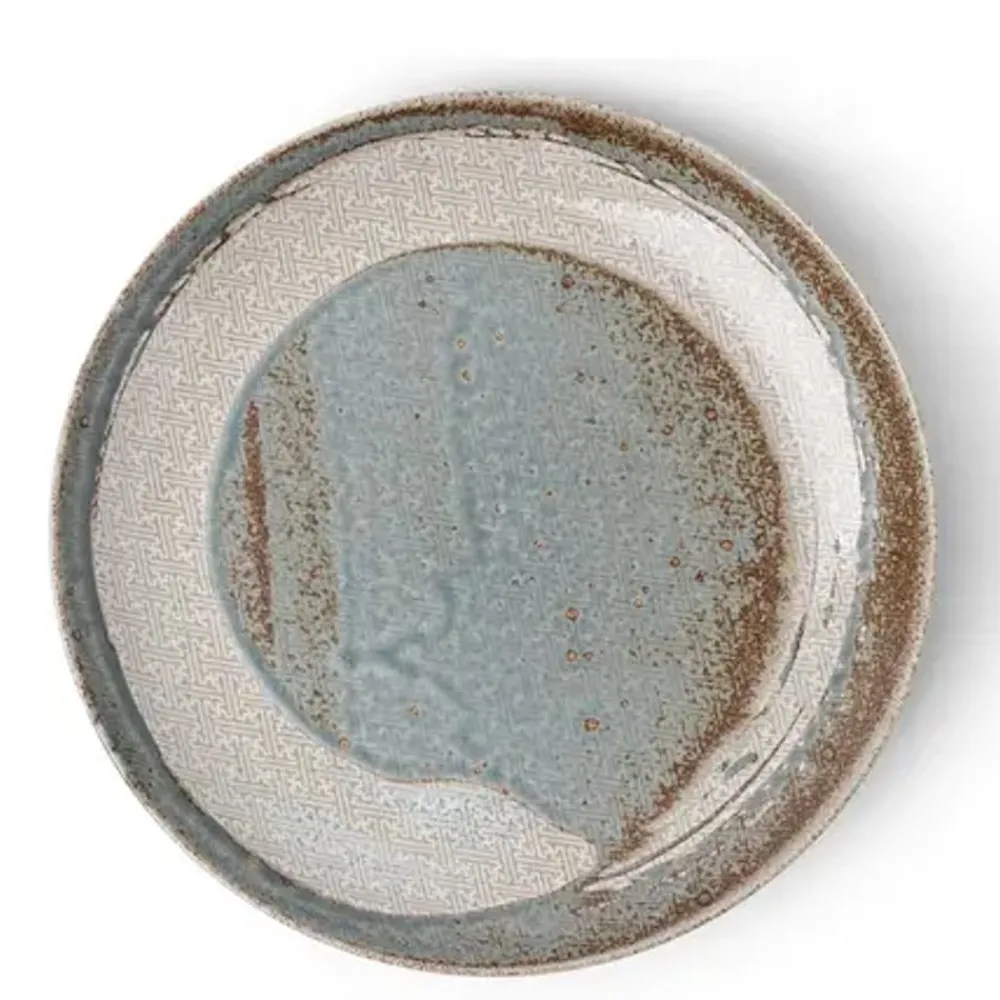 enso_green_plate__0-2.webp MIYA Company Medium Plates | Enso Green Plate 8-1/2"