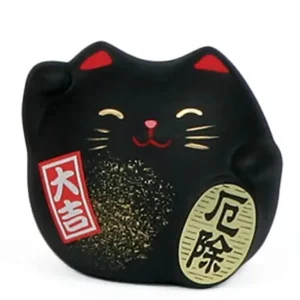 MIYA Company Figurines | Feng Shui Cat 2.25" - Black
