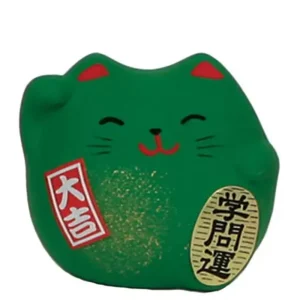 MIYA Company Figurines | Feng Shui Cat 2.25" - Green