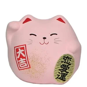 MIYA Company Figurines | Feng Shui Cat 2.25" - Pink