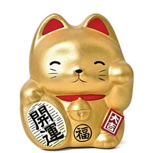 MIYA Company Figurines | Feng Shui Fortune Cat Bank - Gold