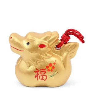MIYA Company Zodiac | Figurine Dragon Gold With Cord